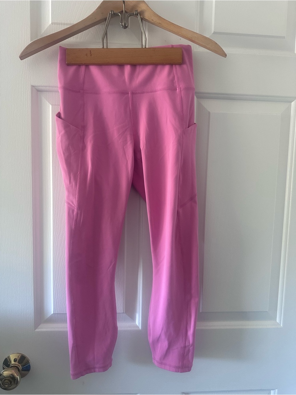 Fabletics Pink High-Rise Pocket Leggings